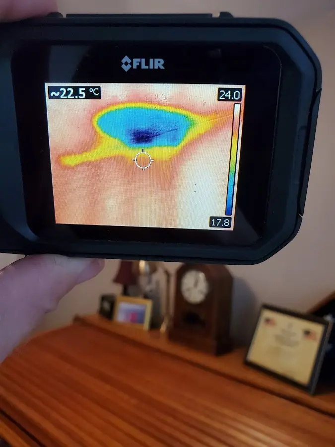 Thermal imaging inspection for water damage in Wildwood
