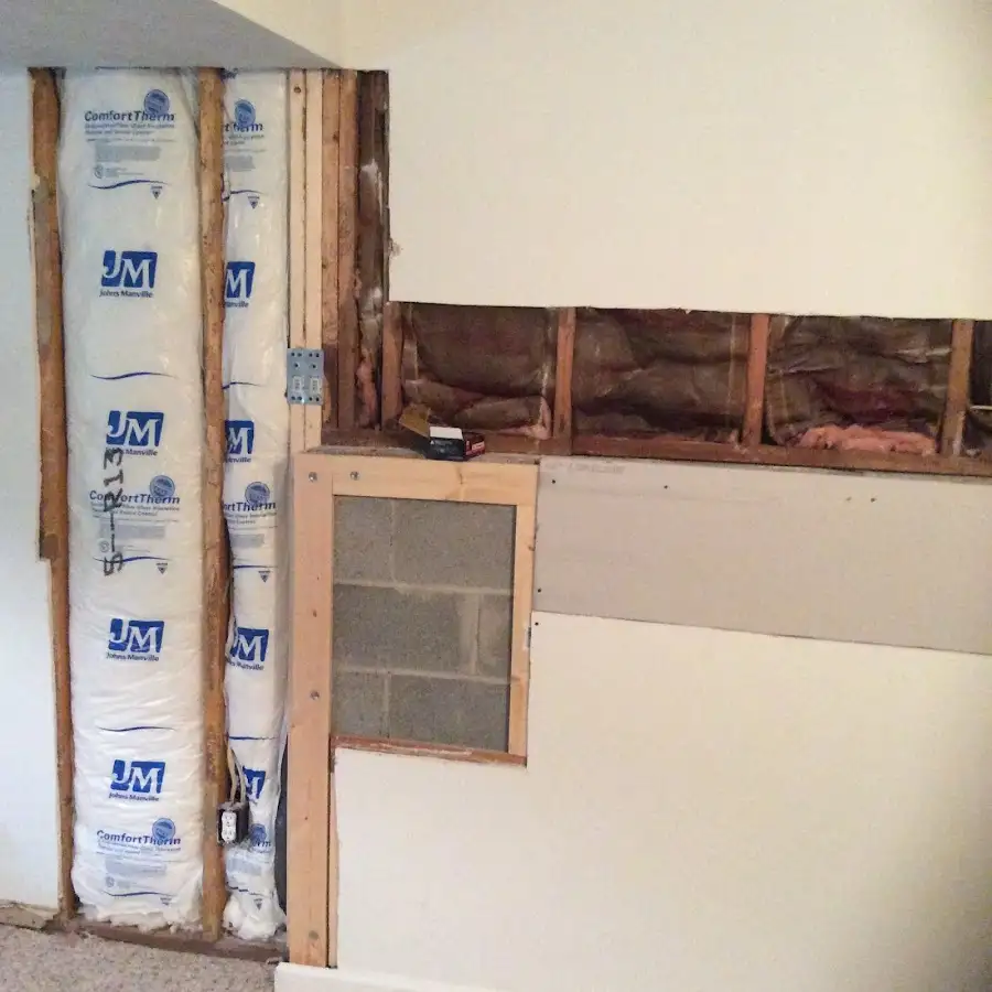 Wall insulation replacement during Structural Drying in Wildwood